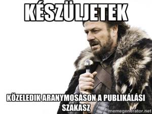 Aranymosás – Apa, kezdődik! :)